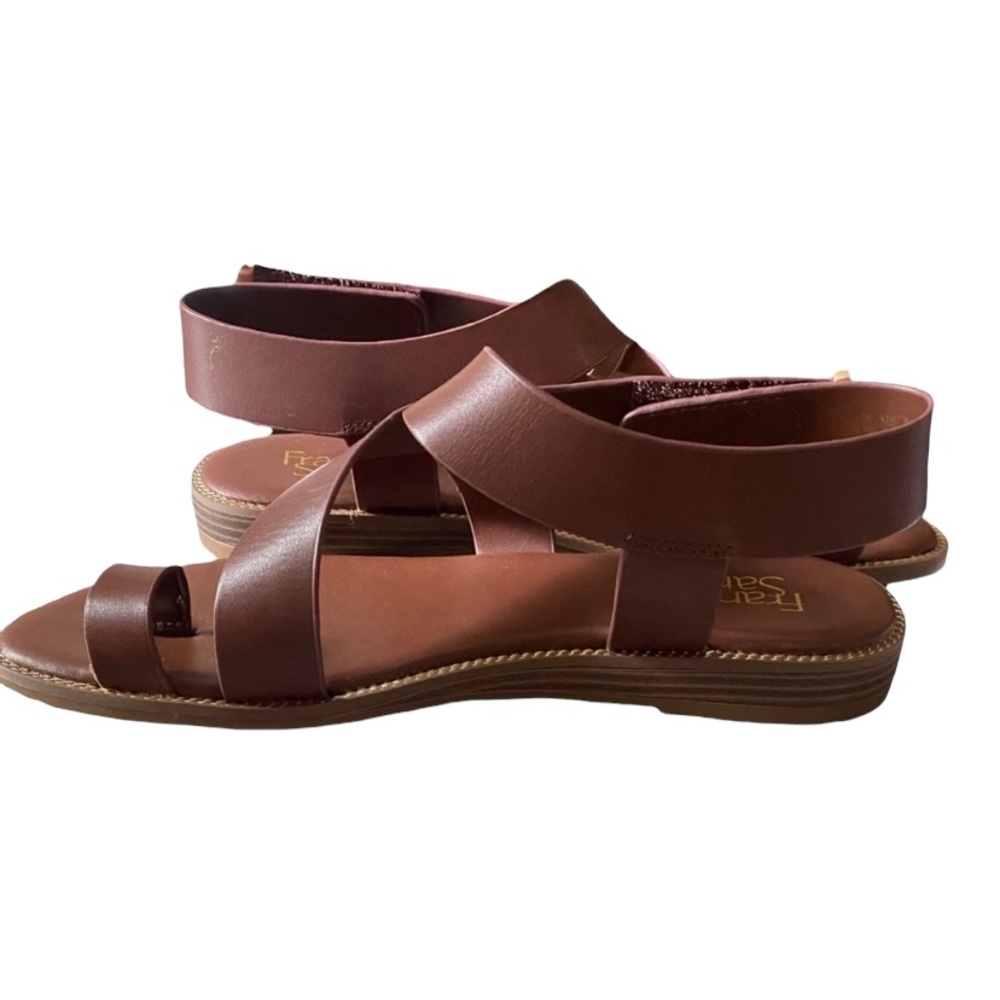 FRANCO SARTO Gess Amber Sandal 8.5 Brown.